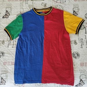 Black Jack 1999 color block tee